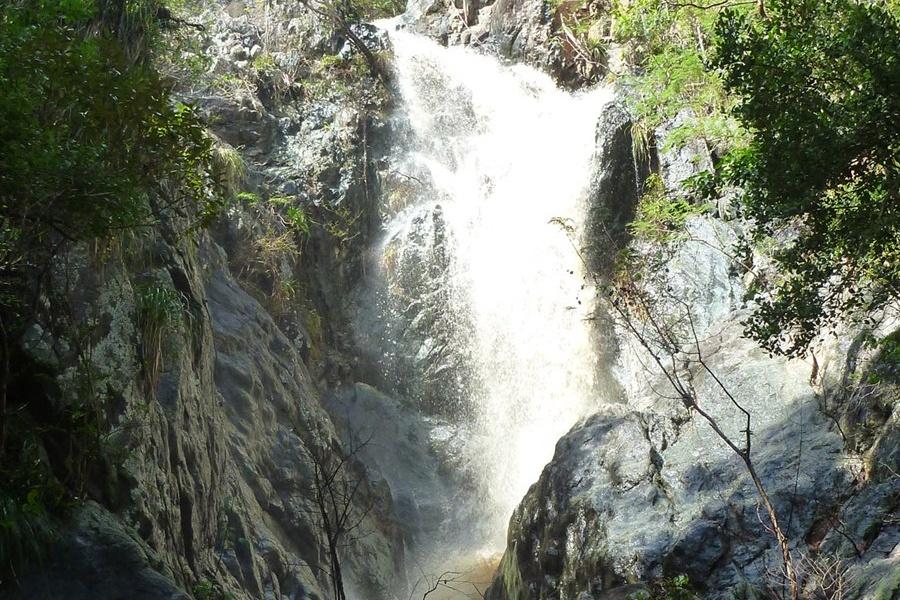 A beautiful waterfall in St. John