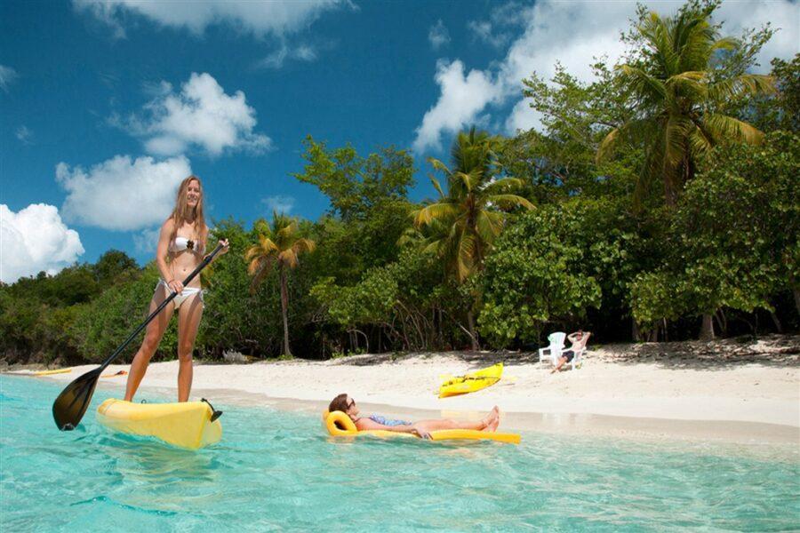 paddleboarder St John