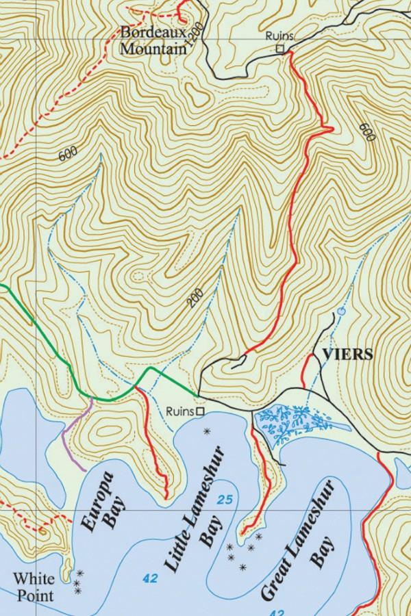 bordeaux mt trail map