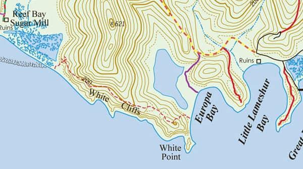 white cliffs map