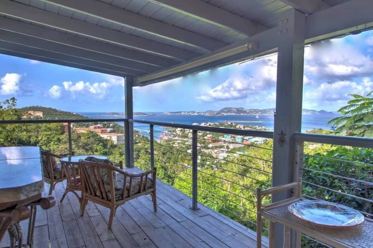 view from the cottage patio