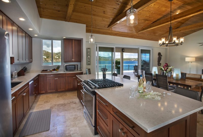 Hart Bay Beach House kitchen