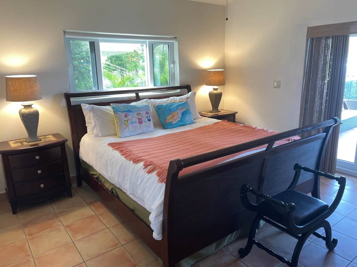 Bedroom with Caribbean designs