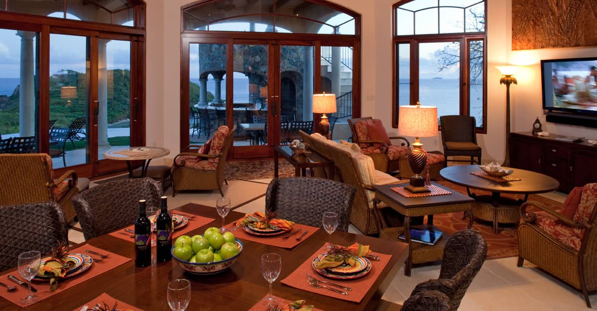 Kaleidoscope Villa living room