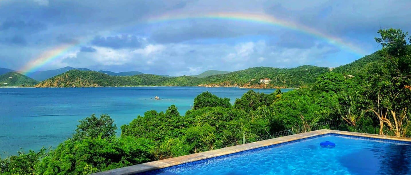 Long Bay Beach Villa pool view